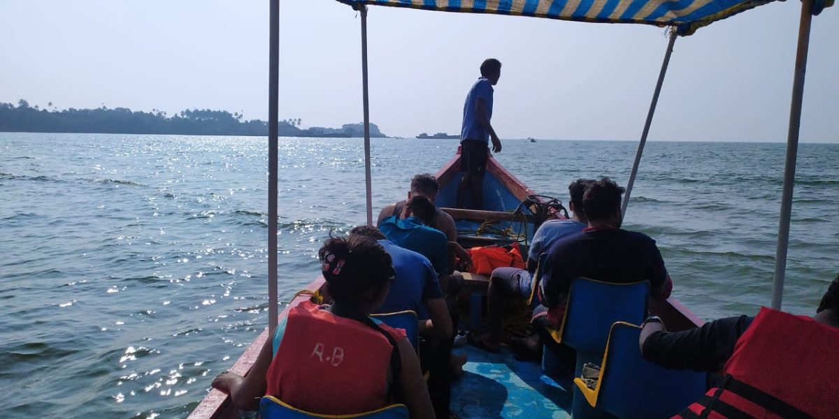 Tsunami island trip in goa