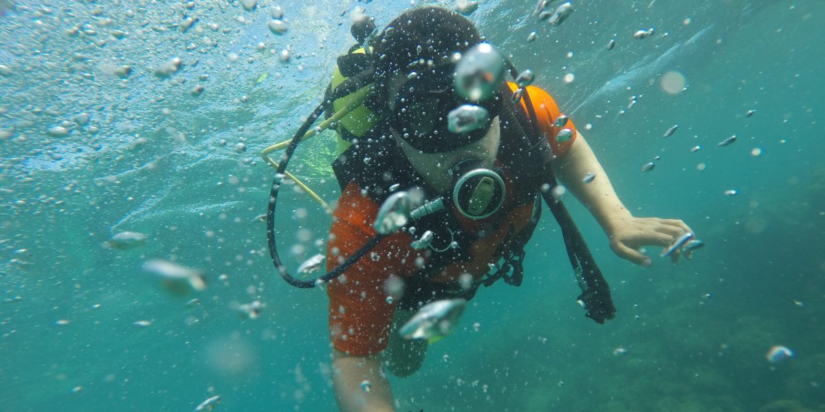 scuba diving at grande island